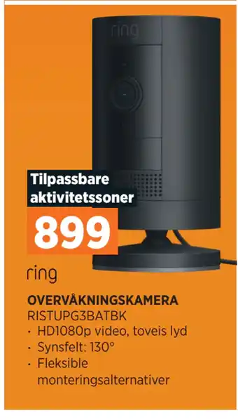 POWER OVERVÅKNINGSKAMERA tilbud