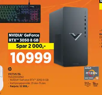 POWER VICTUS 15L tilbud
