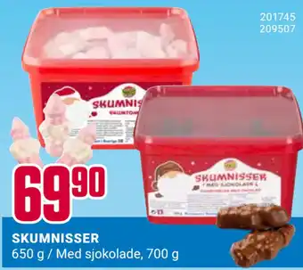 Europris SKUMNISSER tilbud