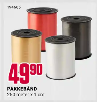 Europris PAKKEBÅND tilbud