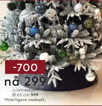 Skeidar Juletreskjørt tilbud