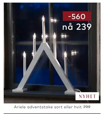 Skeidar Ariele adventstake tilbud