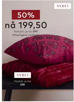 Skeidar Hedda pute tilbud