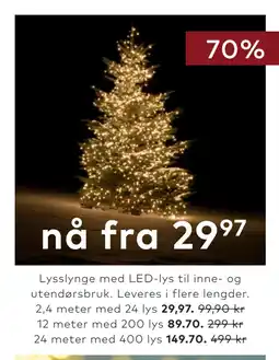 Skeidar Lysslynge med LED-lys tilbud