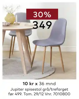 Skeidar Jupiter spisestol tilbud