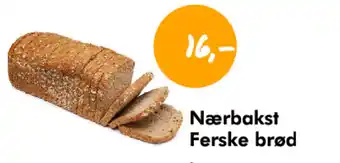 Havaristen Nærbakst ferske brød tilbud