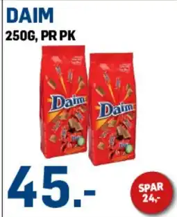 Price Lagerbutikk Daim tilbud