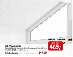 jem & fix MDF TAKPANEL tilbud