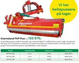 Felleskjøpet Kverneland fhp plus tilbud