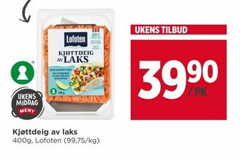 Meny Kjøttdeig av laks tilbud