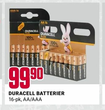 Europris Duracell batterier tilbud