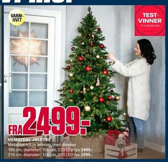 Europris Hemsedal juletre tilbud