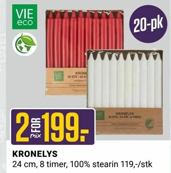 Europris Kronelys tilbud