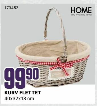 Europris Kurv flettet tilbud