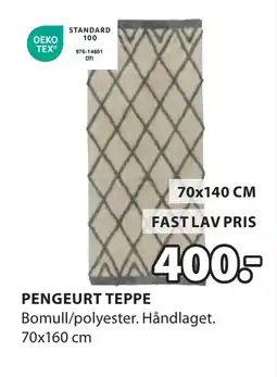 JYSK PENGEURT TEPPE tilbud