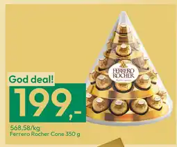 Gigaboks Ferrero Rocher Cone 350 g tilbud