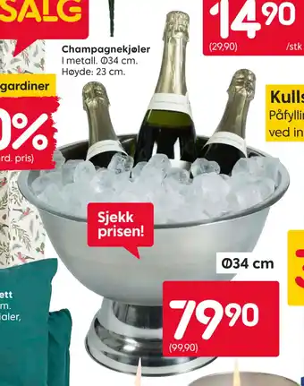 Rusta Champagnekjøler tilbud