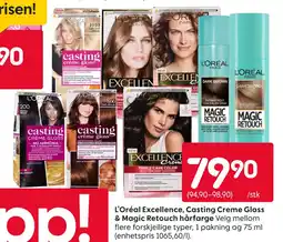 Rusta L’Oréal Excellence, Casting Creme Gloss & Magic Retouch hårfarge tilbud
