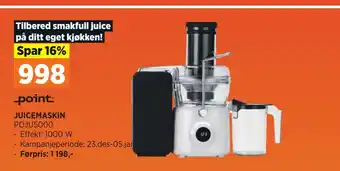 POWER JUICEMASKIN tilbud