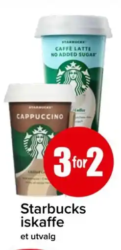 Spar STARBUCKS Iskaffe tilbud