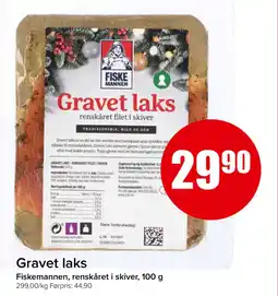 Spar Gravet laks tilbud