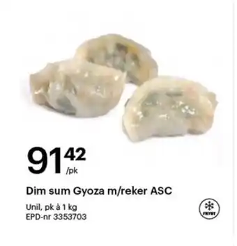 Storcash Dim sum gyoza m/reker asc tilbud