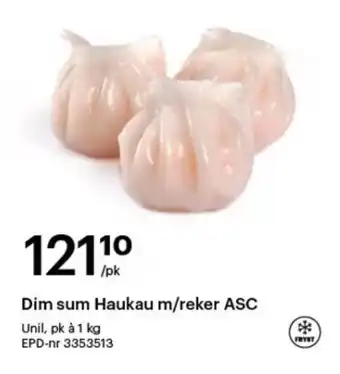 Storcash Dim sum haukau m/reker asc tilbud