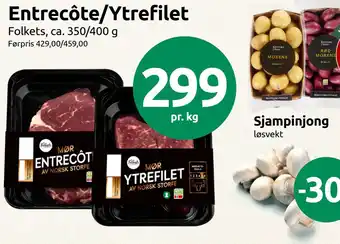Joker Entrecôte/Ytrefilet tilbud