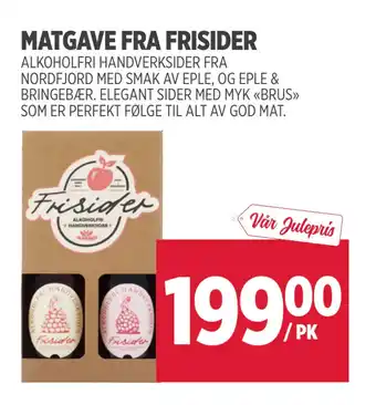 Jacobs MATGAVE FRA FRISIDER tilbud