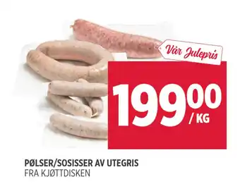 Jacobs PØLSER/SOSISSER AV UTEGRIS tilbud