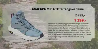 Sport 1 Anacapa mid gtx terrengsko dame tilbud