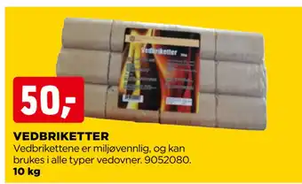 jem & fix VEDBRIKETTER tilbud