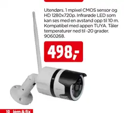jem & fix OVERVÅKNINGSKAMERA tilbud