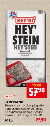 jem & fix STRØSAND tilbud