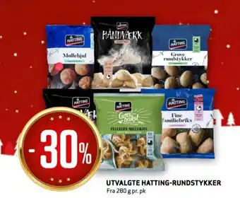 Bunnpris Utvalgte hatting-rundstykker tilbud