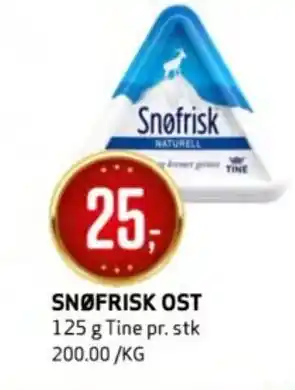 Bunnpris Snøfrisk ost tilbud