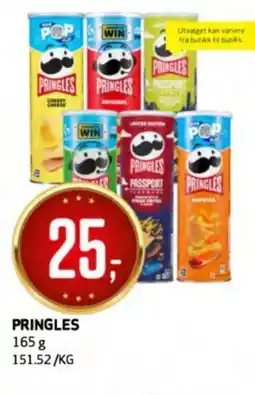 Bunnpris Pringles tilbud