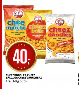 Bunnpris CHEEZ DOODLES, CHEEZ. BALLZ OG CHEEZ CRUNCHERZ tilbud