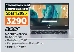 POWER 14 CHROMEBOOK tilbud