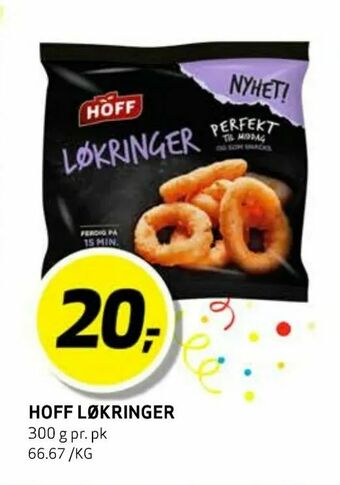 Bunnpris Hoff løkringer tilbud