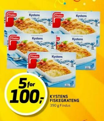 Bunnpris Kystens fiskegrateng tilbud