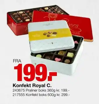 Staples Konfekt Royal C tilbud