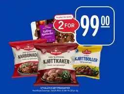 Rema 1000 NORDFJORD Utvalgte kjøttprodukter tilbud