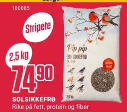 Europris SOLSIKKEFRØ tilbud