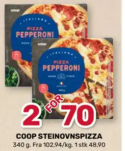 Coop Marked COOP STEINOVNSPIZZA tilbud