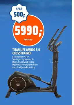 Coop Obs TITAN LIFE AMROC 5,0 CROSSTRAINER tilbud