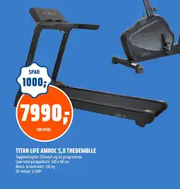 Coop Obs TITAN LIFE AMROC 5,0 TREDEMØLLE tilbud