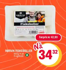 Coop Extra RØRVIK FISKEBOLLER tilbud