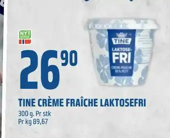 Coop Obs Tine crème fraîche laktosefri tilbud