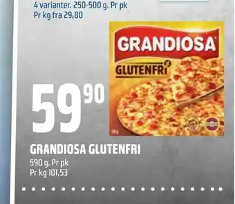 Coop Obs Grandiosa glutenfri tilbud